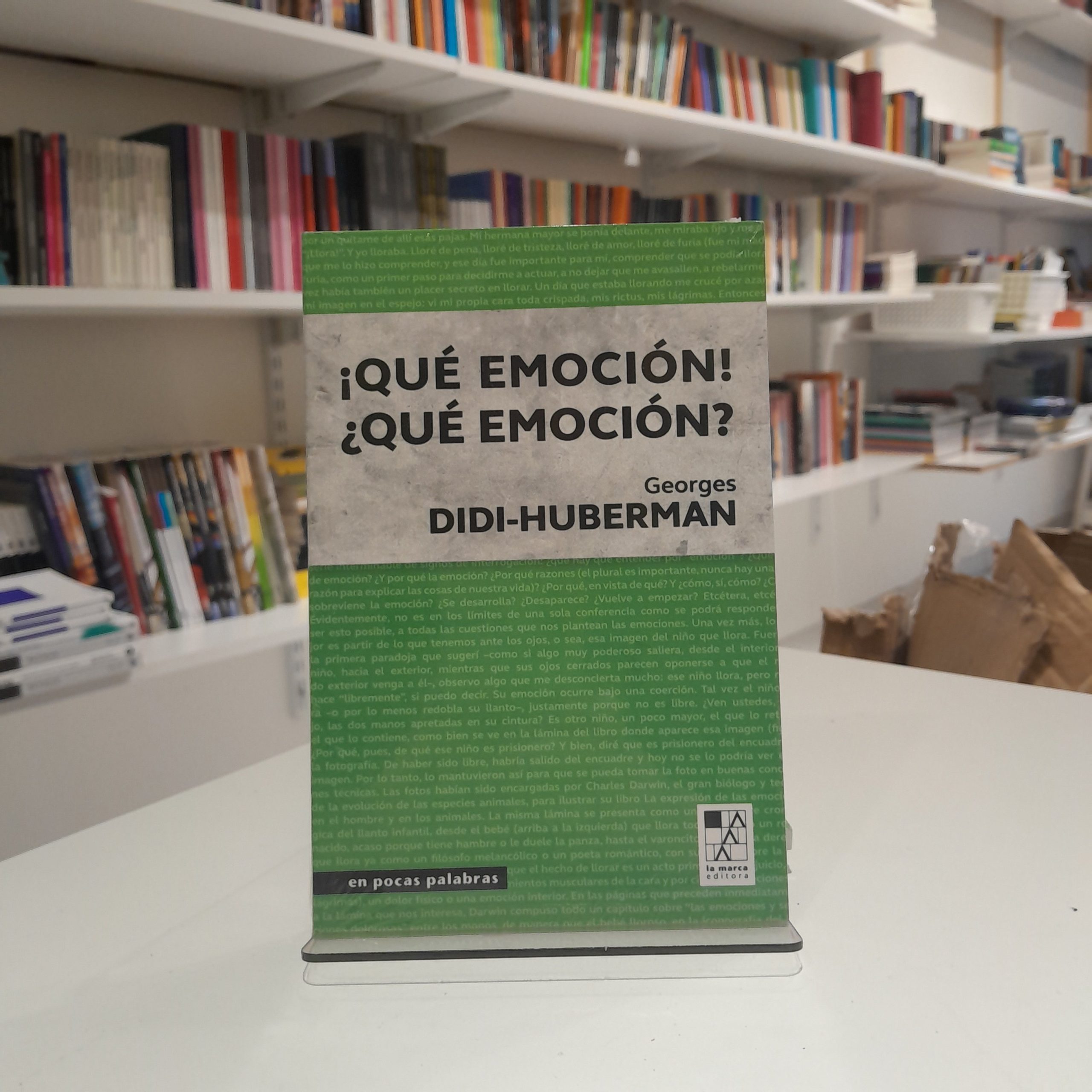 ¡Qué emoción! ¿Qué emoción?
Georges Didi-Huberman
